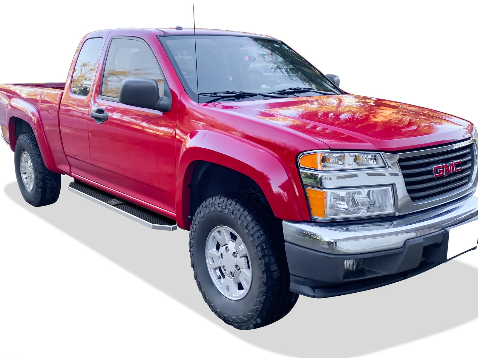 2004-2012 Chevy Colorado Extended Cab 2004-2012 GMC Canyon Extended Cab 2006-2008 Isuzu I-Series Extended Cab Both Sides Running Board-H Series