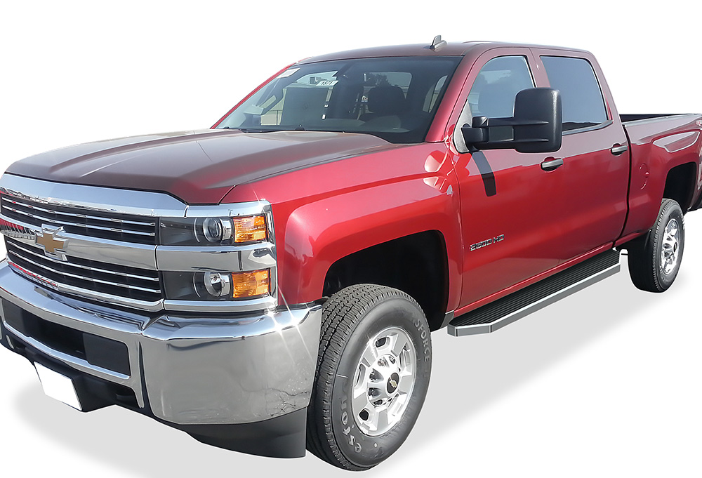 2001-2007 Chevy/GMC Silverado/Sierra "Classic" 1500/1500HD/2500/2500HD/3500 Crew Cab Both Sides Running Board-H Series