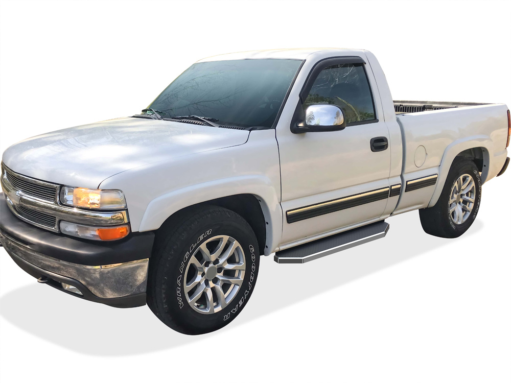 1999-2007 Chevy/GMC Silverado/Sierra "Classic" 1500 Regular Cab 2001-2007 Chevy/GMC Silverado/Sierra "Classic" 2500/3500 Regular Cab Both Sides Running Board-H Series