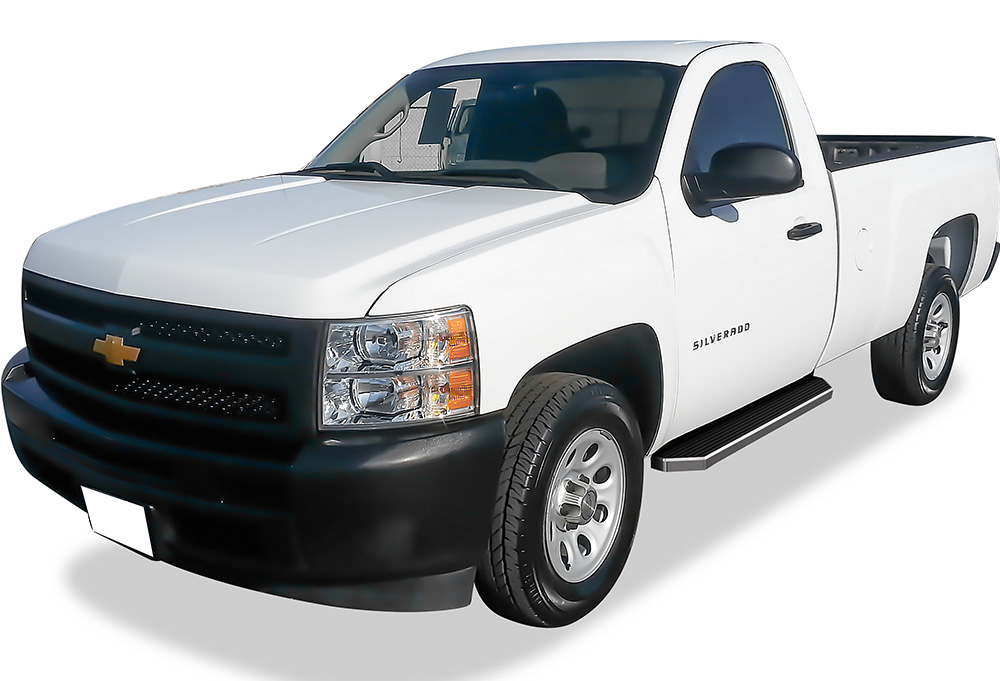 2007-2018 Chevy Silverado/GMC Sierra 1500 Regular Cab (Incl. 2019 Silverado 1500 LD & 2019 Sierra 1500 Limited ) 2007-2019 Chevy Silverado/GMC Sierra 2500/3500 Regular Cab (Incl. Diesel Models with DEF Tanks) Not for 2007 Classic Model Both Sides Running