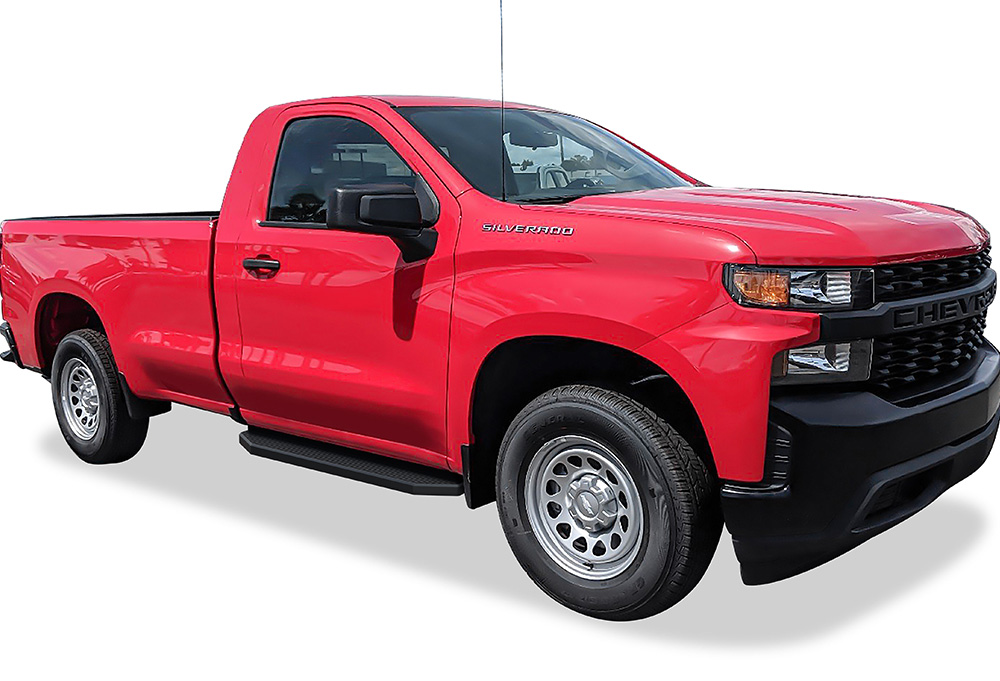 2019-2026 Chevy Silverado 1500 Regular Cab 2019-2026 GMC Sierra 1500 Regular Cab 2020-2026 Chevy Silverado 2500 HD/3500 HD Regular Cab 2020-2026 GMC Sierra 2500 HD/3500 HD Regular Cab Incl. Diesel Models with DEF Tanks Incl. 2022 Silverado 1500 LTD & Sier