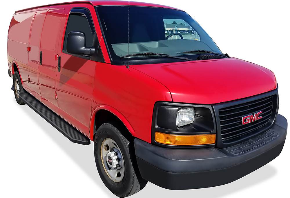 2003-2026 Chevy Express/GMC Savana 1500/2500/3500 Van (Full Size) For 3-Door Models Only Both Sides Running Board-H Series