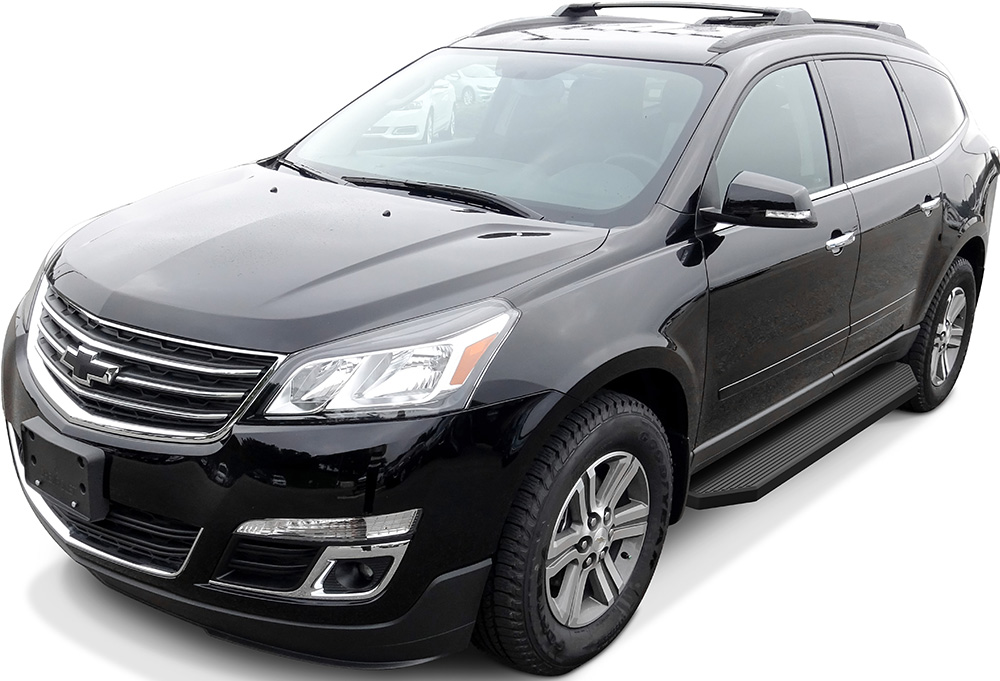 2007-2017 Chevrolet Traverse 2007-2016 GMC Acadia (Incl. 2017 Acadia Limited) (Excl. Denali) 2007-2009 Buick Enclave 2007-2010 Saturn Outlook Both Sides Running Board-H Series
