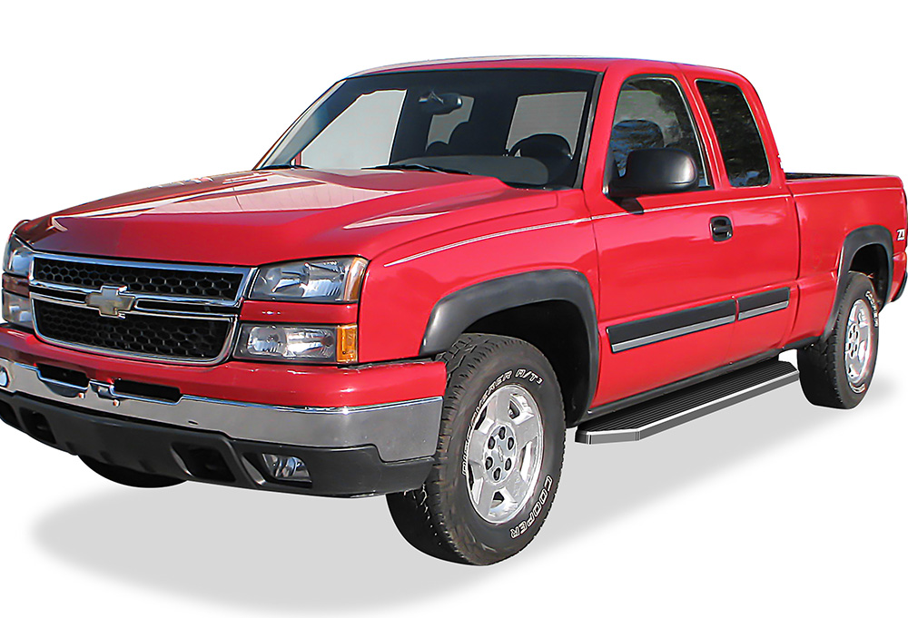 1999-2007 Chevy Silverado/GMC Sierra Classic 1500 Extended Cab 2001-2007 Chevy Silverado/GMC Sierra Classic 2500/3500 Extended Cab Both Sides Running Board-H Series