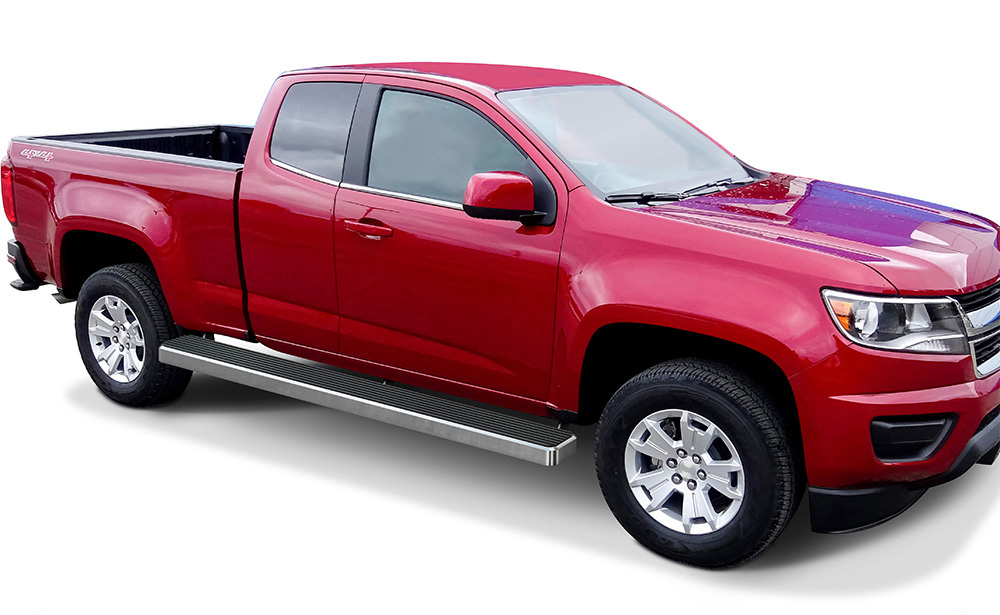 2015-2022 Chevrolet Colorado Extended Cab 2015-2022 GMC Canyon Extended Cab 6 ft Bed Both Sides iStep W2W 6 Inch Stainless Steel
