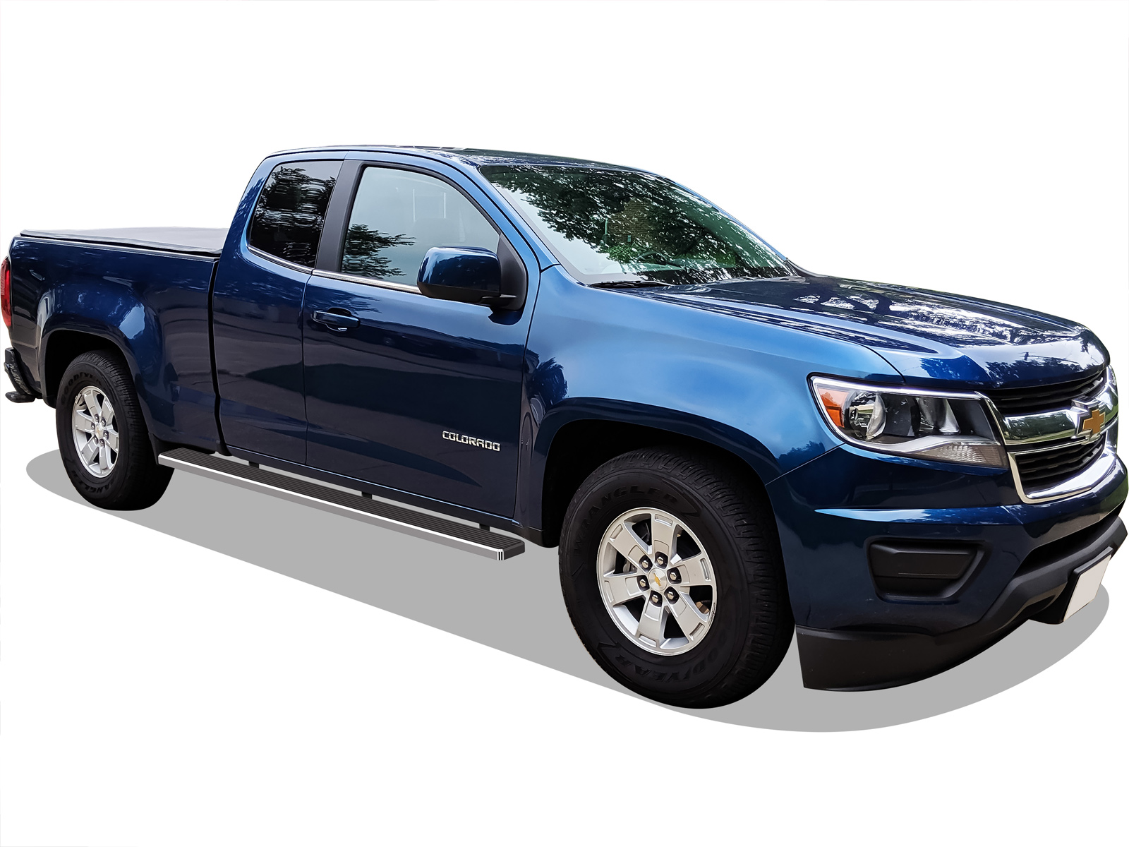 2015-2022 Chevrolet Colorado Extended Cab 2015-2022 GMC Canyon Extended Cab 6 ft Bed Both Sides iStep W2W 6 Inch Stainless Steel