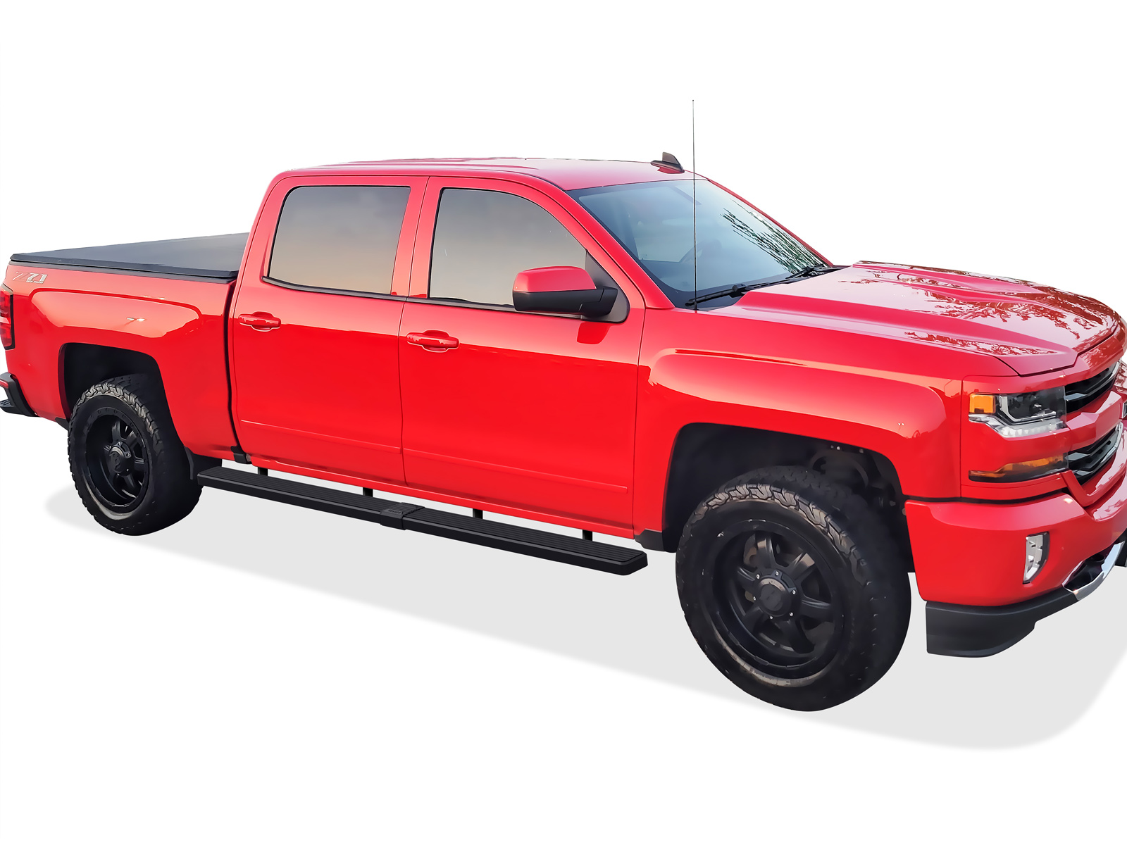 2007-2018 Chevy/GMC Silverado/Sierra 1500 Crew Cab 5.5 ft Bed 2007-2019 Chevy/GMC Silverado/Sierra 2500 HD/3500 HD Crew Cab 5.5 f tBed (Incl. Diesel Models With DEF Tanks) Not for 2007 Classic Model Both Sides iStep W2W 6 Inch Stainless Steel