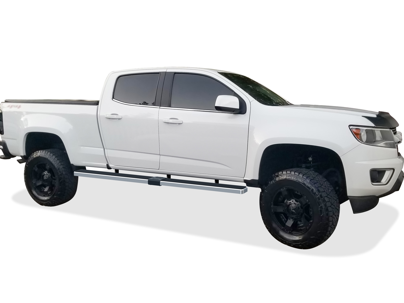 2015-2026 Chevy Colorado Crew Cab 2015-2026 GMC Canyon Crew Cab 6 ft Bed Both Sides iStep W2W 5 Inch Stainless Steel