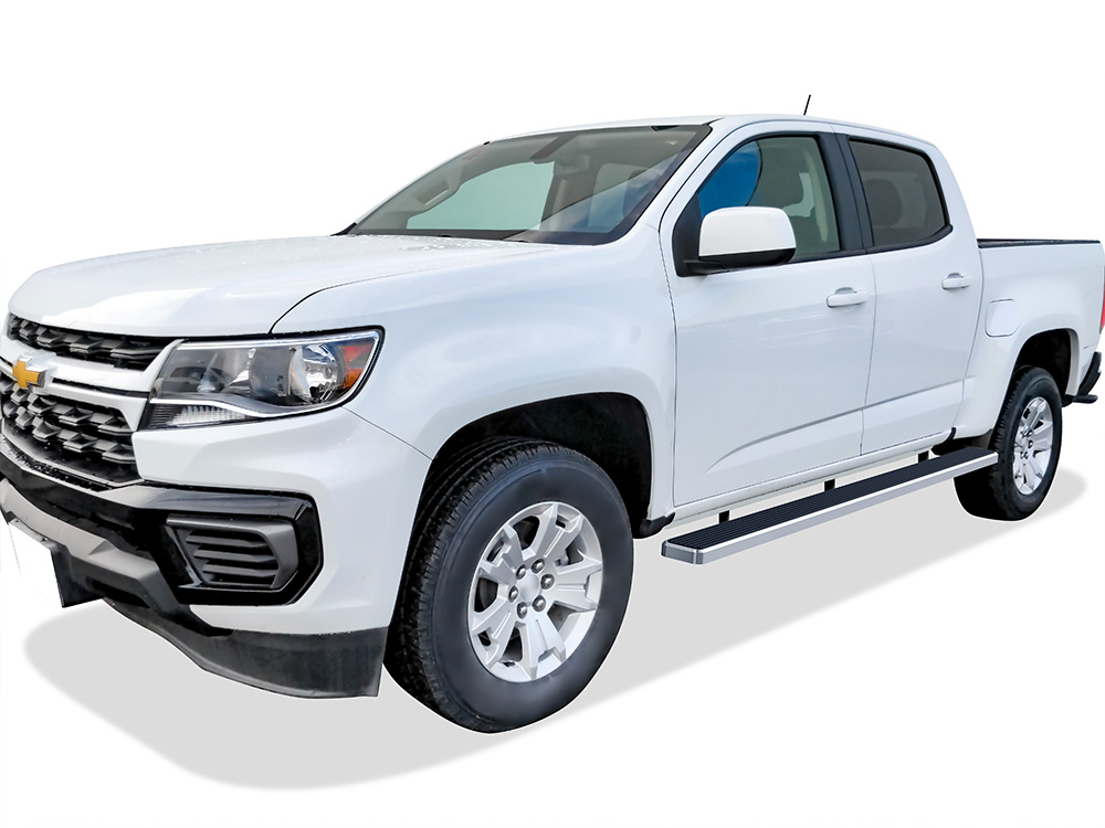 2015-2026 Chevy Colorado Crew Cab 2015-2026 GMC Canyon Crew Cab 5 ft Bed Both Sides iStep W2W 5 Inch Stainless Steel