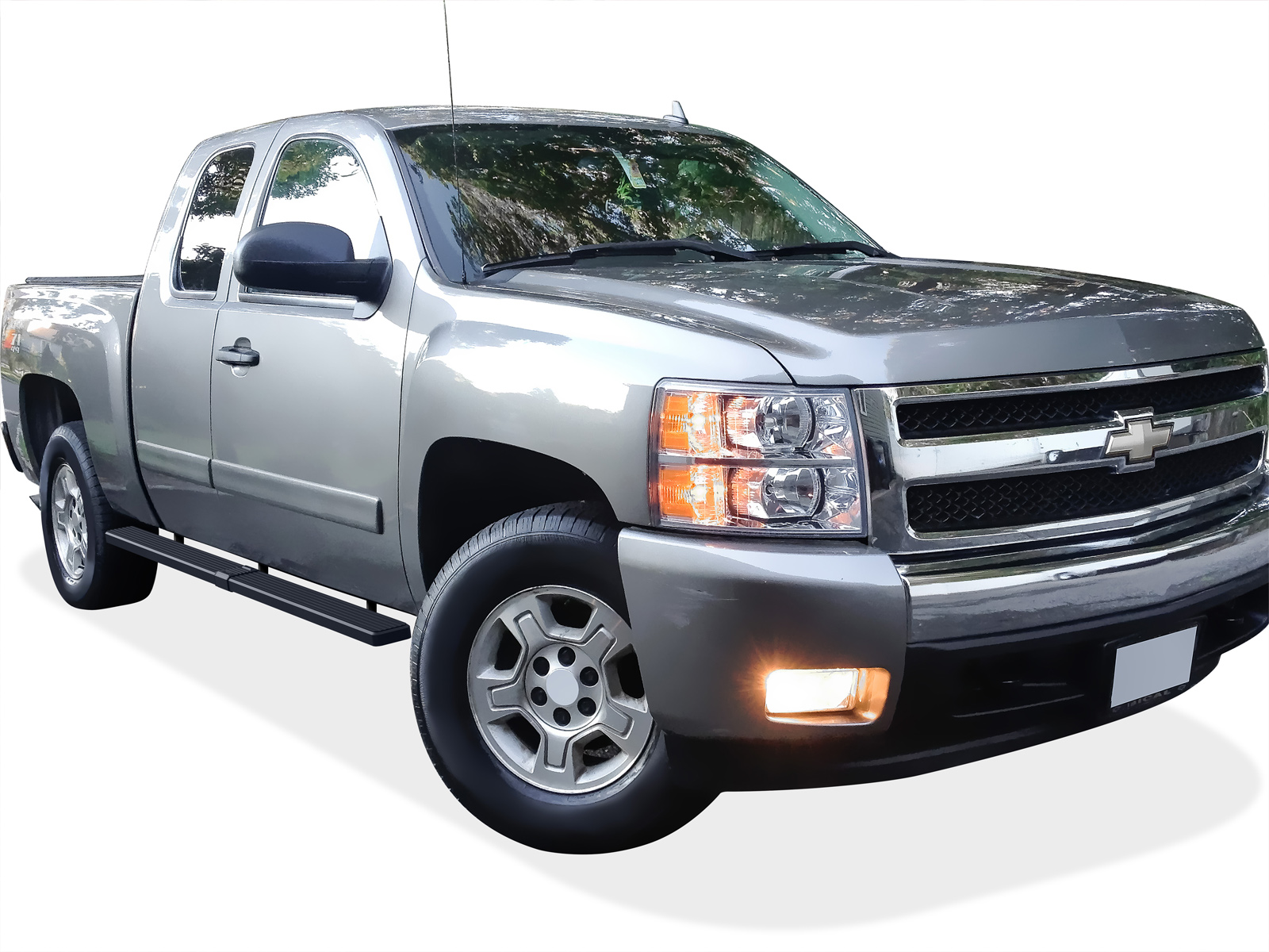 1999-2013 Chevy Silverado / GMC Sierra 1500/2500 Ext. Cab 2001-2014 Chevy Silverado / GMC Sierra 2500HD/3500 Ext. Cab (Excl C/K Classic & S.S 5.5' Bed) Both Sides iStep W2W 5 Inch Stainless Steel