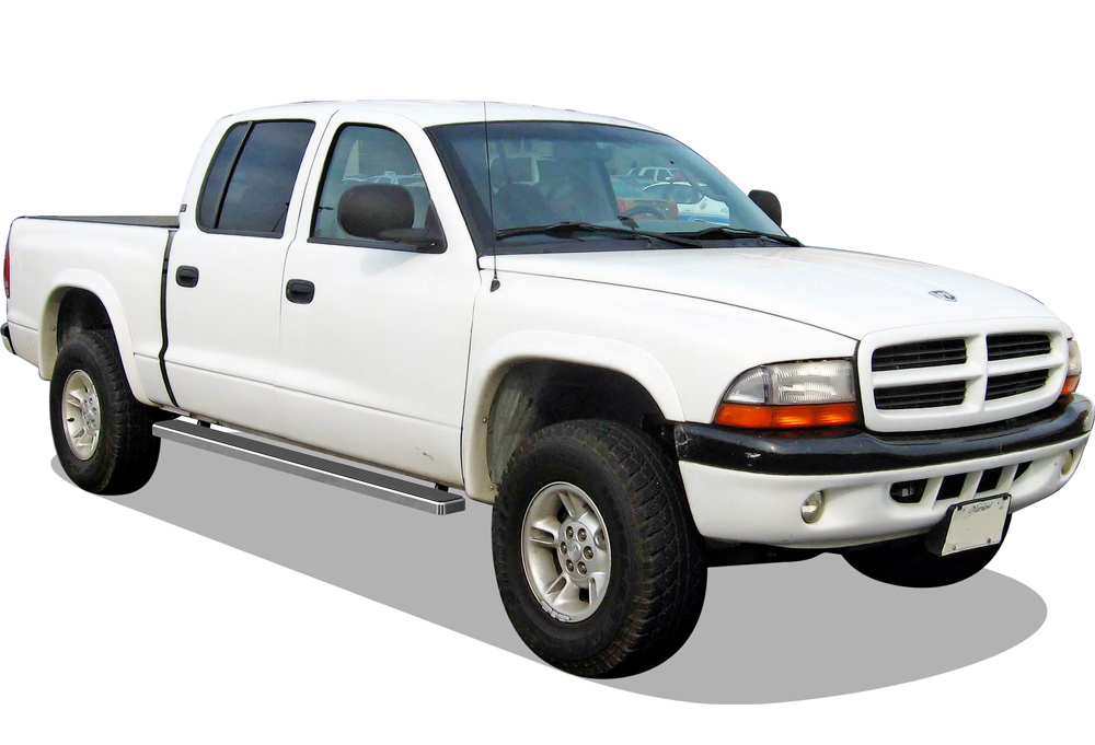 2000-2004 Dodge Dakota Quad Cab Both Sides iStep 5 Inch Stainless Steel