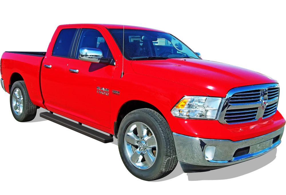 2009-2018 Dodge RAM 1500 Quad Cab (Incl. 2019-2024 RAM 1500 Classic) Both Sides iStep 5 Inch Stainless Steel