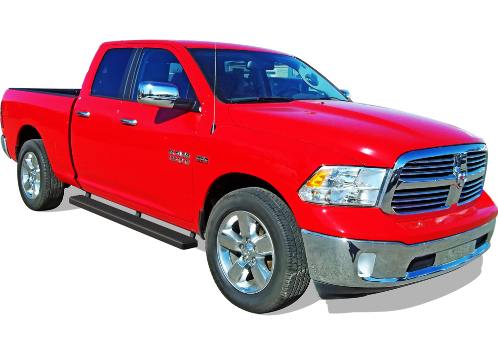 2009-2018 Dodge RAM 1500 Quad Cab (Incl. 2019-2024 RAM 1500 Classic) Both Sides iStep 5 Inch Stainless Steel