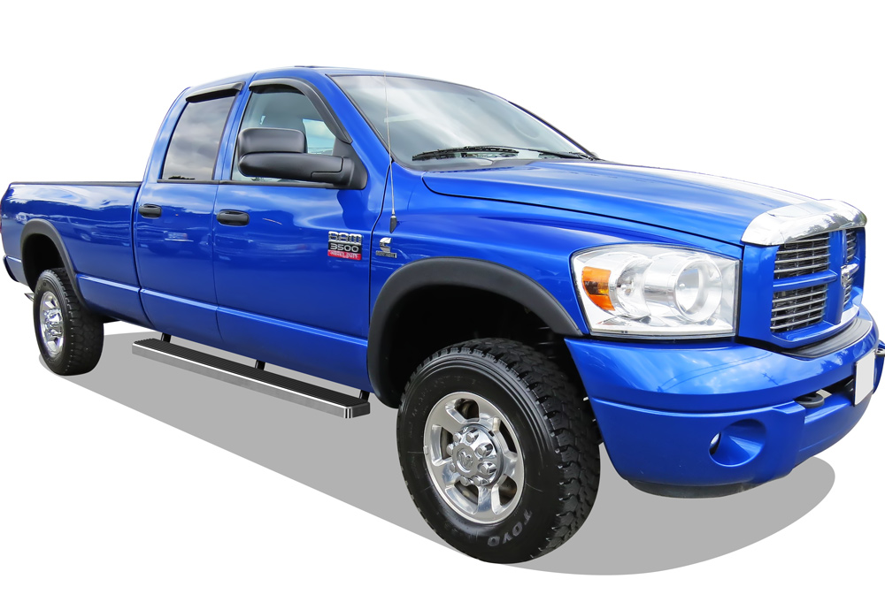 2002-2008 Dodge RAM 1500 Quad Cab 2003-2009 Dodge RAM 2500/3500 Quad Cab Both Sides iStep 5 Inch Stainless Steel