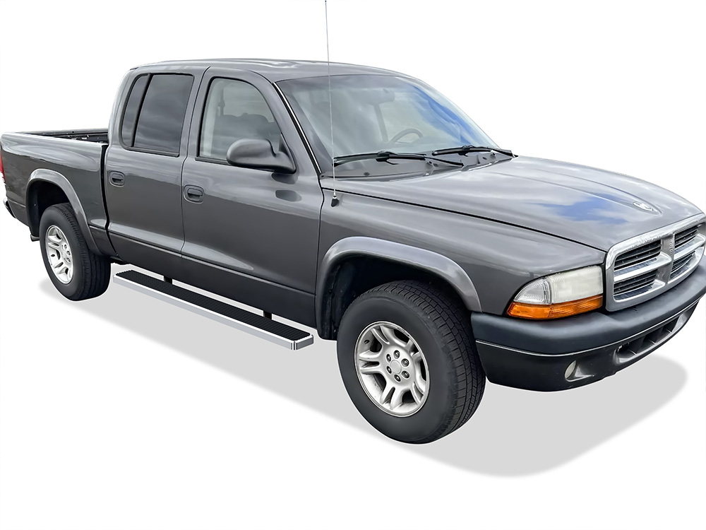 2000-2004 Dodge Dakota Quad Cab Both Sides iStep 6 Inch Stainless Steel