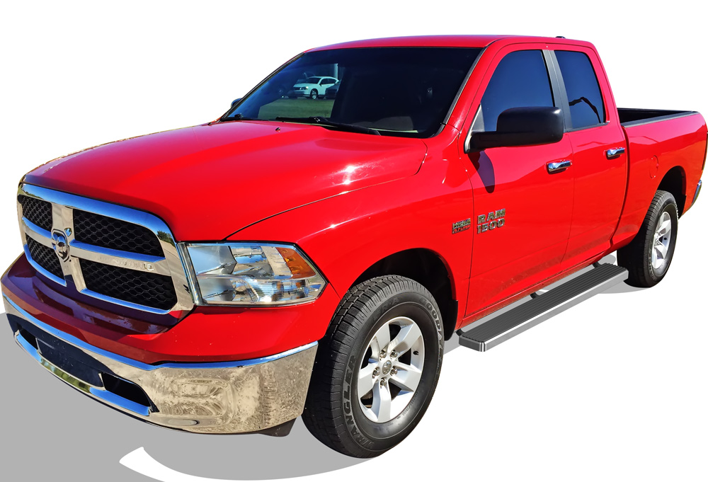 2009-2018 Dodge RAM 1500 Quad Cab (Incl. 2019-2024 RAM 1500 Classic) Both Sides iStep 6 Inch Stainless Steel