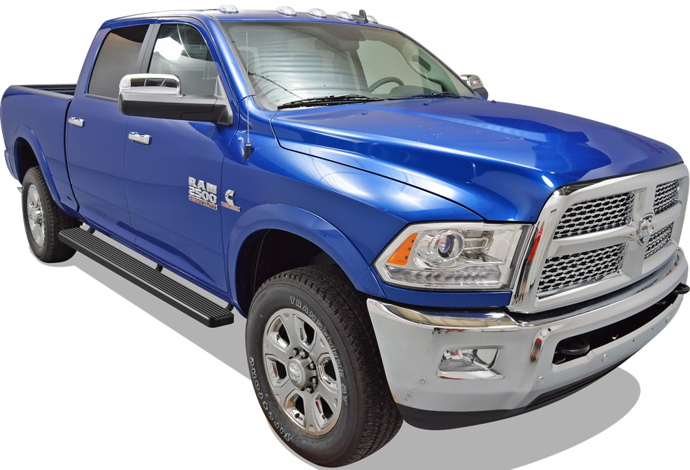 2009-2018 Dodge RAM 1500 Crew Cab (Incl. 2019-2024 RAM 1500 Classic) 2010-2026 Dodge RAM 2500/3500/4500/5500 Crew Cab (Excl. Chassis Cab Diesel Models) Both Sides iStep 6 Inch Stainless Steel