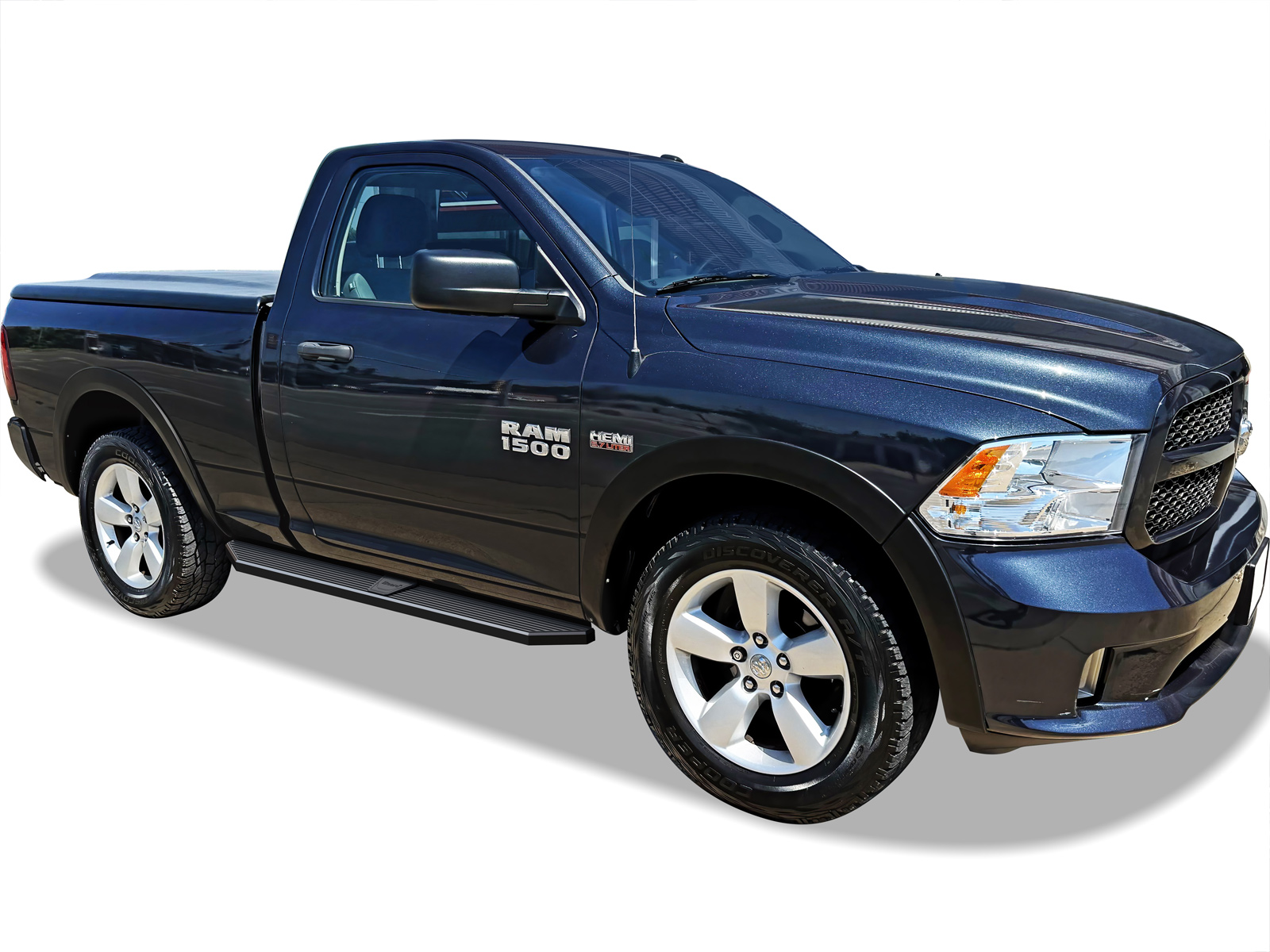 2009-2018 Dodge Ram 1500 Regular Cab(Incl. 2019-2024 RAM 1500 Classic) 2010-2026 Dodge Ram 2500/3500/4500/5500 Regular Cab (Exclude Chassis Cab Diesel Models) For 6.5 ft Bed Both Sides Running Board-H Series W2W
