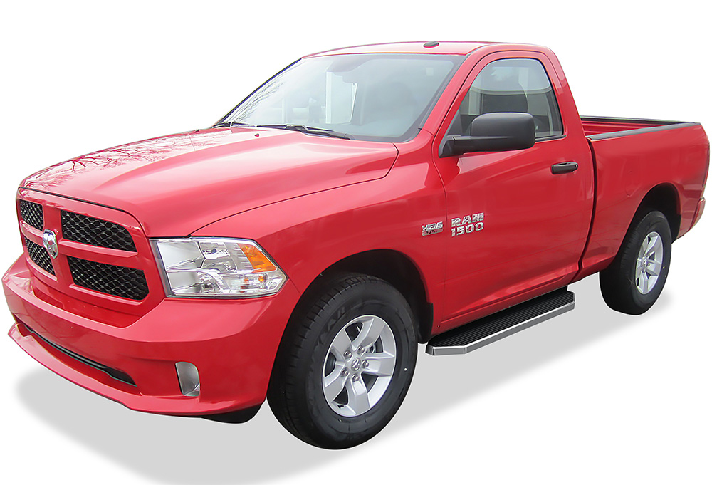 2009-2018 Dodge Ram 1500 Regular Cab (Incl. 2019-2024 Ram 1500 Classic) 2010-2026 Dodge Ram 2500/3500/4500/5500 Regular Cab (Exclude Chassis Cab Diesel Models) Both Sides Running Board-H Series