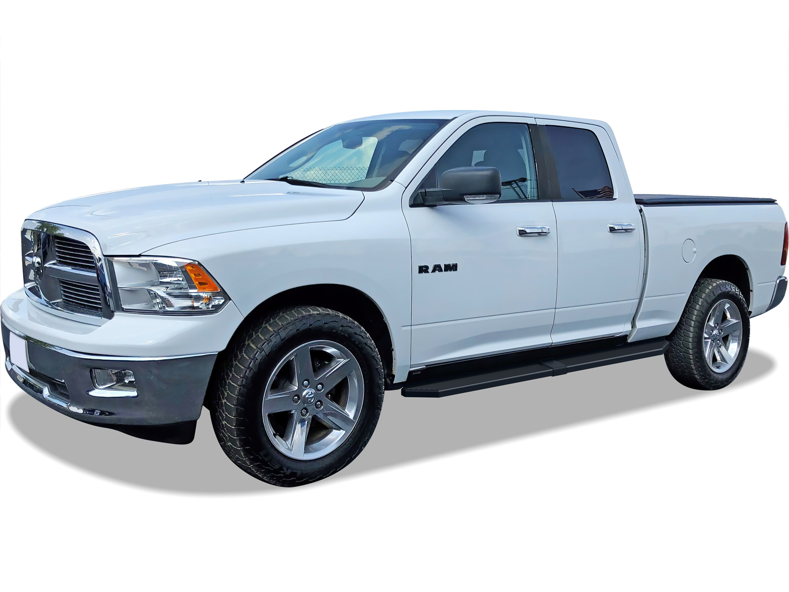 2009-2018 Dodge Ram 1500 Quad Cab (Incl. 2019-2024 RAM 1500 Classic) 6.5 ft Bed Both Sides Running Board-H Series W2W