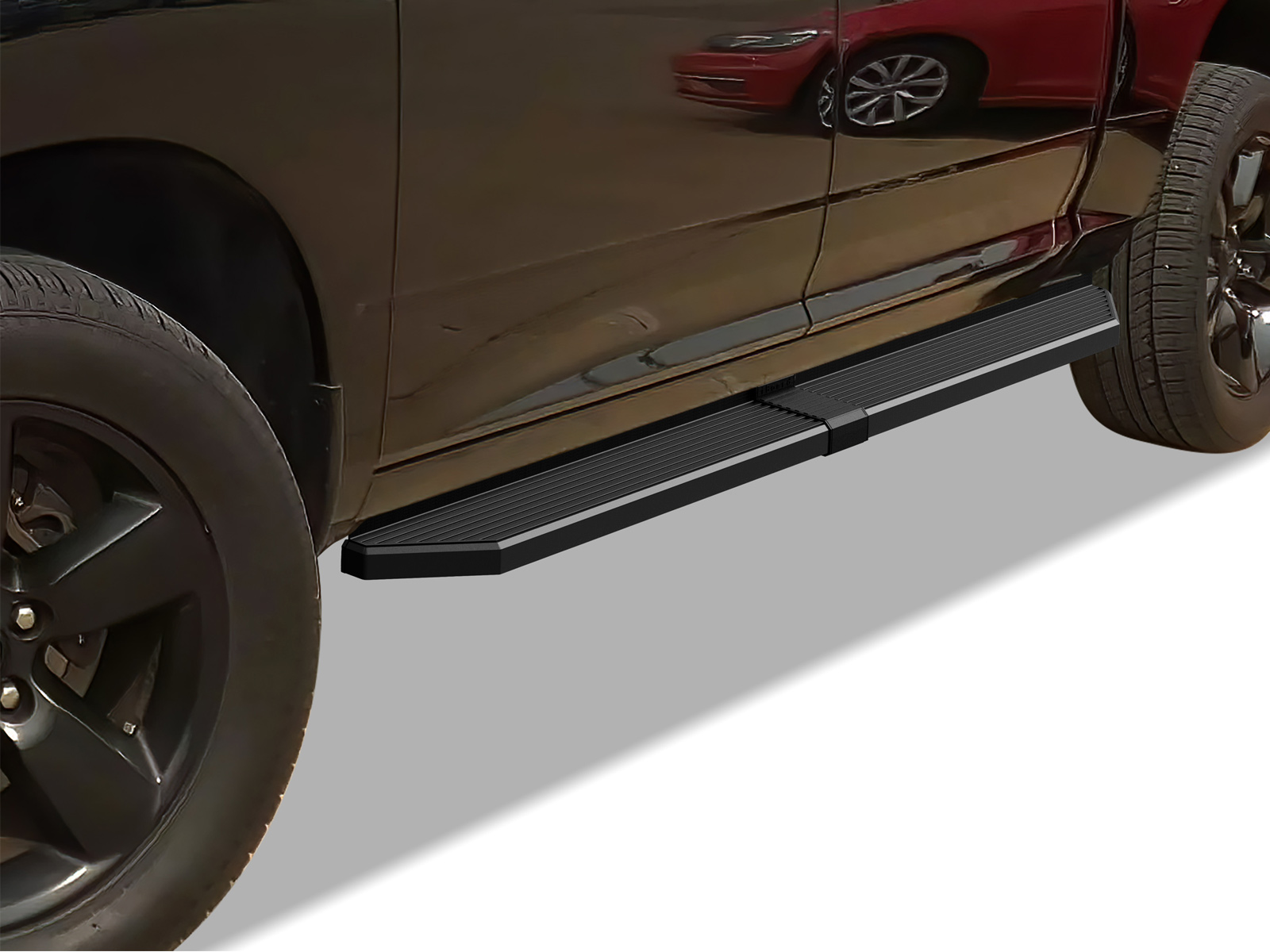 2009-2018 Dodge Ram 1500 Crew Cab 5.5 ft Bed (Incl. 2019-2024 RAM 1500 Classic) 2010-2026 Dodge RAM 2500/3500/4500/5500 Crew Cab 5.5 ft Bed  (Excl. Chassis Cab Diesel Models) Both Sides Running Board-H Series W2W