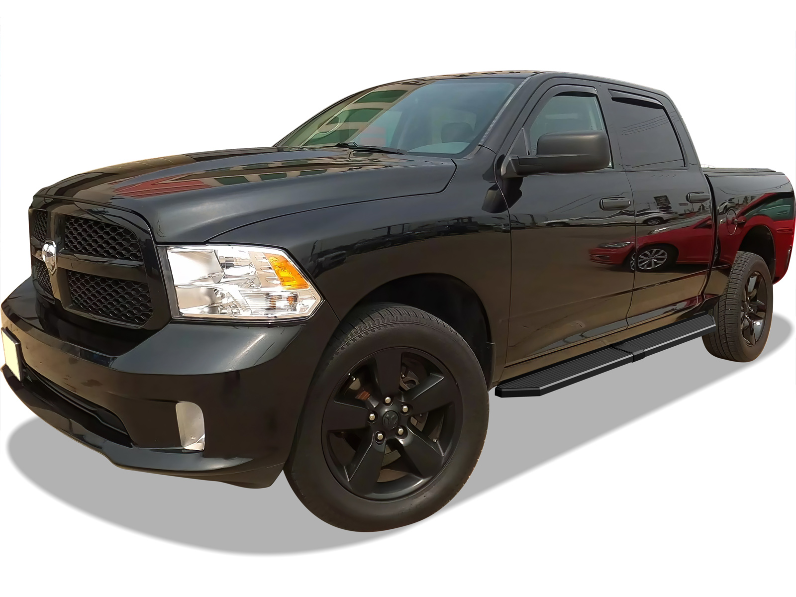 2009-2018 Dodge Ram 1500 Crew Cab 5.5 ft Bed (Incl. 2019-2024 RAM 1500 Classic) 2010-2026 Dodge RAM 2500/3500/4500/5500 Crew Cab 5.5 ft Bed  (Excl. Chassis Cab Diesel Models) Both Sides Running Board-H Series W2W