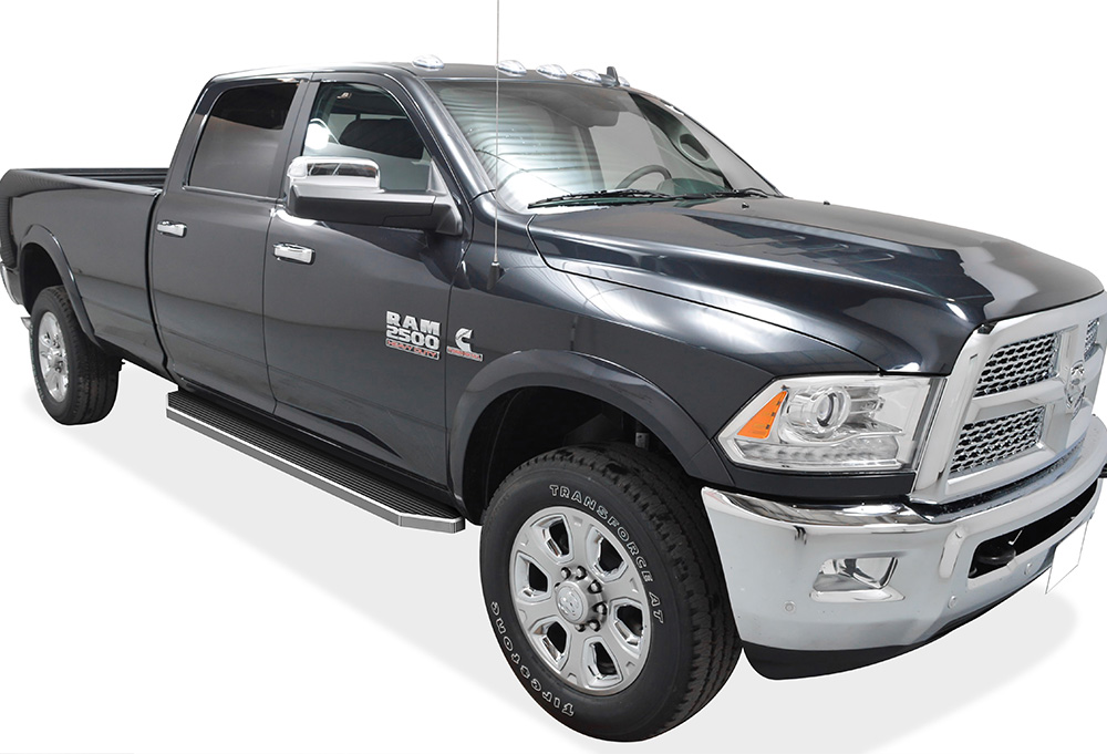 2009-2018 Dodge Ram 1500 Crew Cab (Incl. 2019-2024 Ram 1500 Classic) 2010-2026 Dodge RAM 2500/3500/4500/5500 Crew Cab (Excl. Chassis Cab With Diesel Models) Both Sides Running Board-H Series