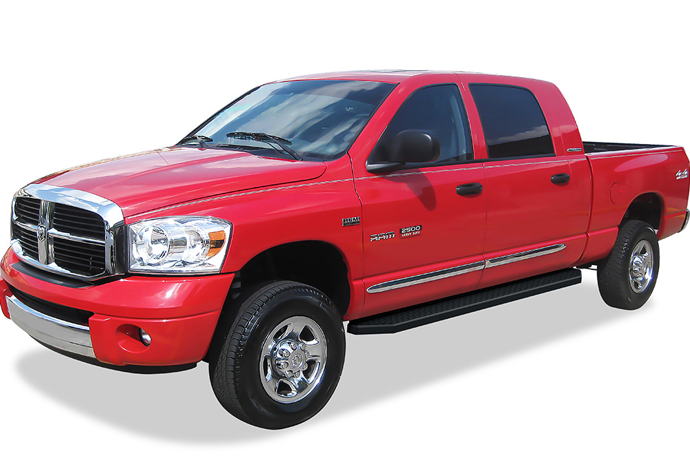 2006-2008 Dodge Ram 1500 Mega Cab 2006-2009 Dodge Ram 2500/3500 Mega Cab Both Sides Running Board-H Series