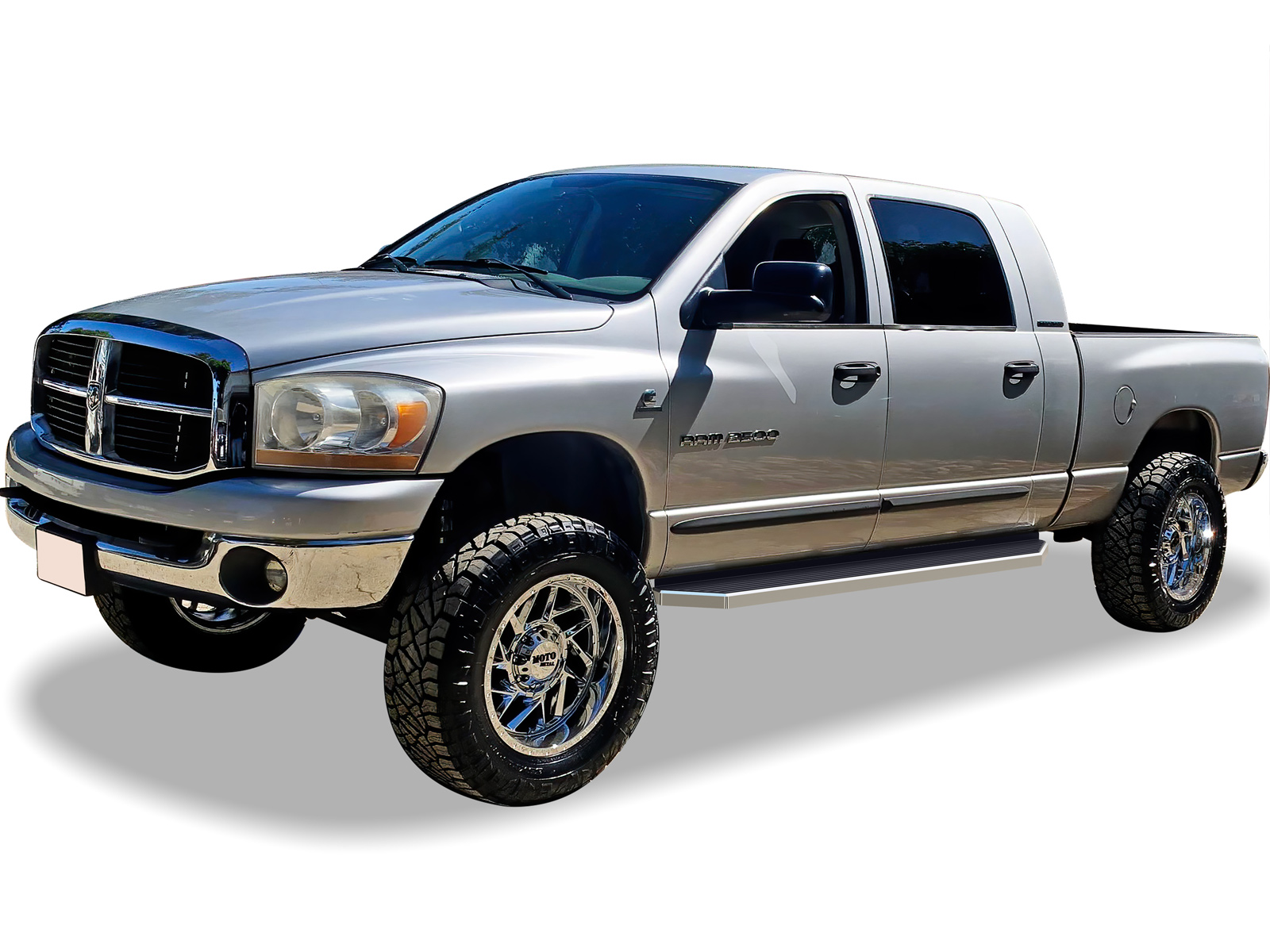 2006-2008 Dodge Ram 1500 Mega Cab 2006-2009 Dodge Ram 2500/3500 Mega Cab Both Sides Running Board-H Series