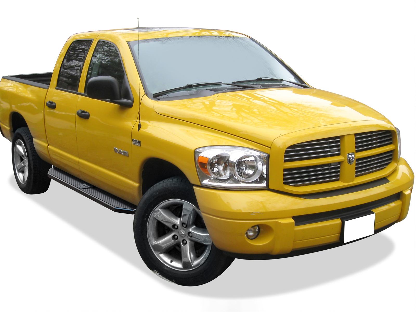 2002-2008 Dodge Ram 1500 Quad Cab 2003-2009 Dodge Ram 2500/3500 Quad Cab (Excl. Daytona; Rumble Bee and SRT-10 Models) Both Sides Running Board-H Series