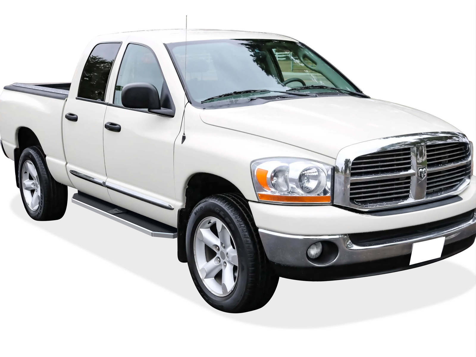 2002-2008 Dodge Ram 1500 Quad Cab 2003-2009 Dodge Ram 2500/3500 Quad Cab (Excl. Daytona; Rumble Bee and SRT-10 Models) Both Sides Running Board-H Series