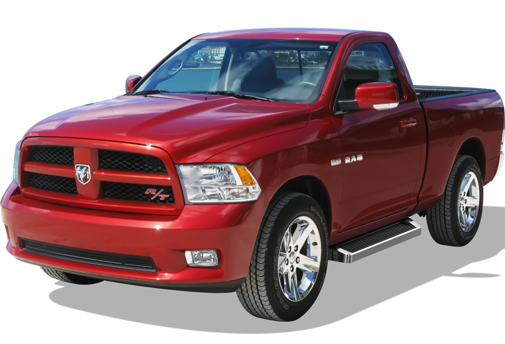 2009-2018 Dodge Ram 1500 Regular Cab(Incl. 2019-2024 RAM 1500 Classic) 2010-2026 Dodge Ram 2500/3500/4500/5500 Regular Cab (Exclude Chassis Cab Diesel Models) Both Sides iRunning Board