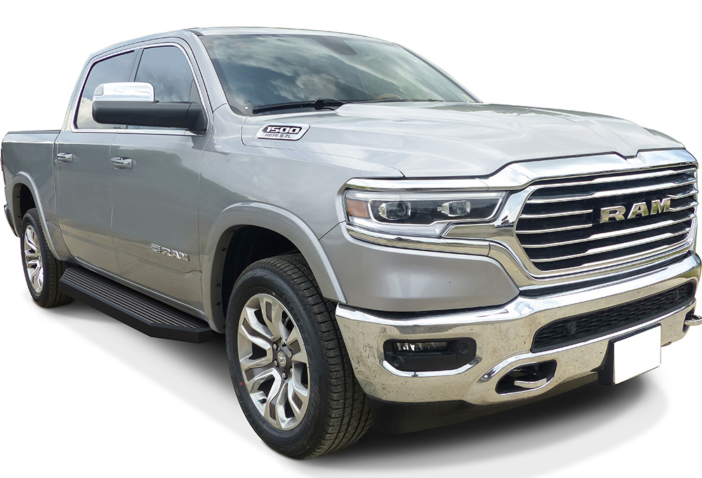2009-2018 Dodge Ram 1500 Crew Cab (Incl. 2019-2024 Ram 1500 Classic) 2010-2026 Dodge RAM 2500/3500/4500/5500 Crew Cab (Excl. Chassis Cab With Diesel Models) Both Sides Running Board-H Series