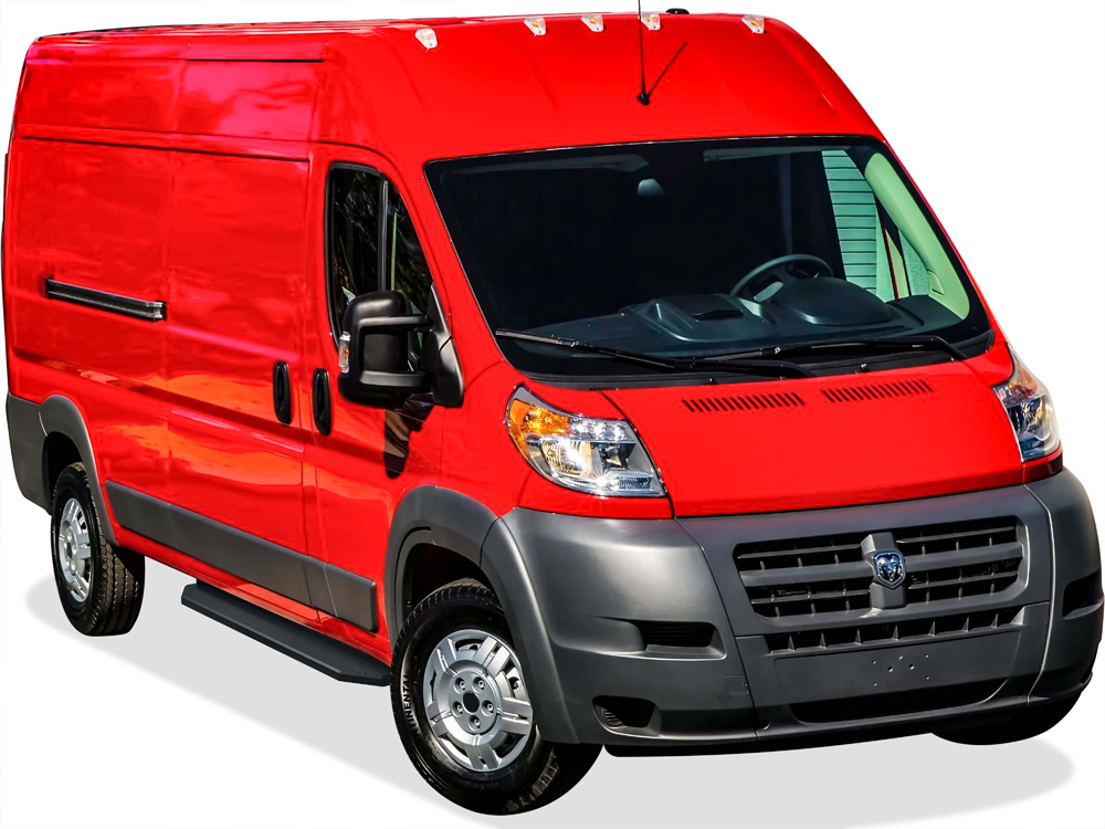 2014-2026 Dodge Promaster Van 118-Inch Wheel Base (Full Size) For 3-Door Models Only Both Sides Running Board-H Series