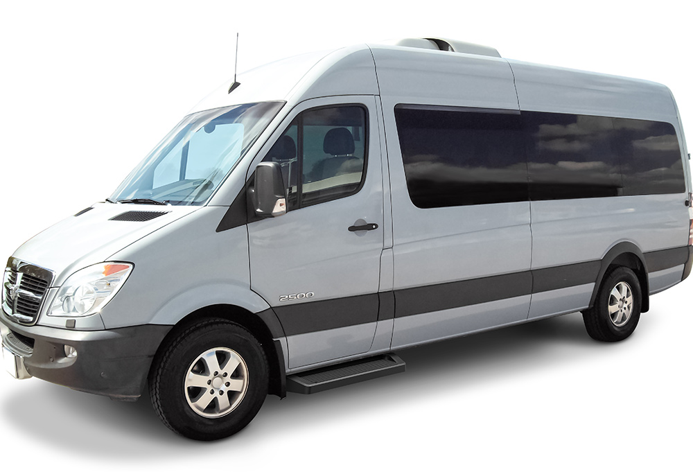 2007-2009 Dodge Sprinter 2007-2009 Freightliner Sprinter 2010-2026 Mercedes-Benz Sprinter (Full Size) Excl. Passenger Van With Rear A/C and 2015 4X4 For 3-Door Models Only Both Sides iRunning Board