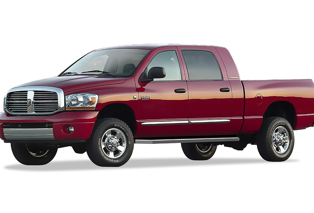 2006-2008 Dodge Ram 1500 Mega Cab 2006-2009 Dodge Ram 2500/3500 Mega Cab Both Sides Running Board-H Series