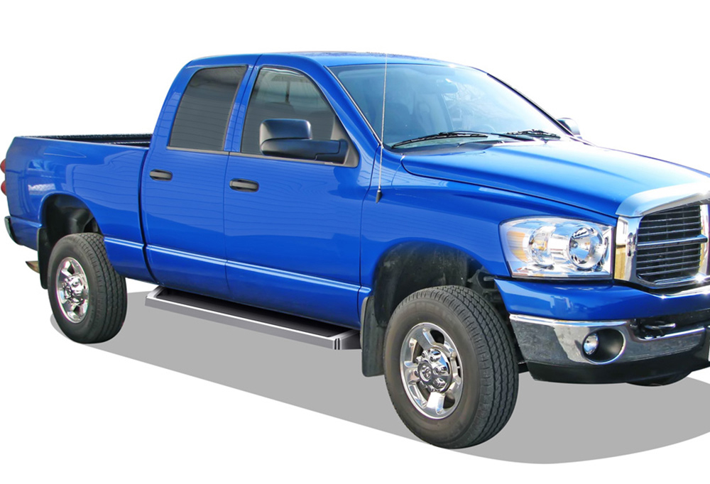 2002-2008 Dodge RAM 1500 Quad Cab 2003-2009 Dodge RAM 2500/3500 Quad Cab Both Sides iRunning Board