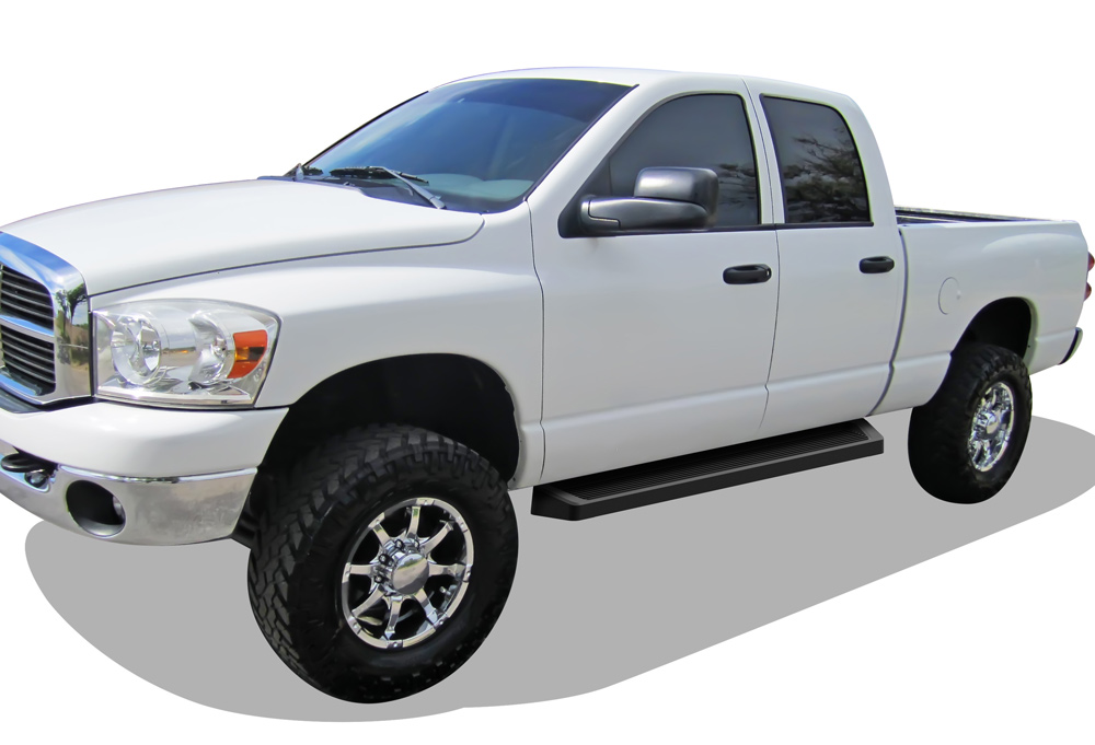 2002-2008 Dodge RAM 1500 Quad Cab 2003-2009 Dodge RAM 2500/3500 Quad Cab Both Sides iRunning Board