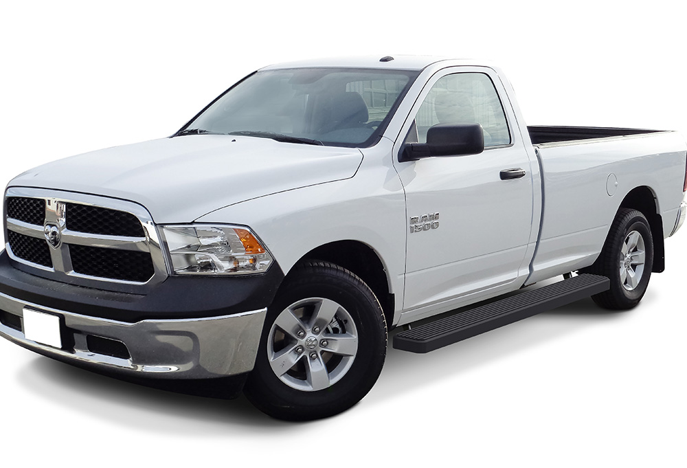 2009-2018 Dodge Ram 1500 Regular Cab(Incl. 2019-2024 RAM 1500 Classic) 2010-2026 Dodge Ram 2500/3500/4500/5500 Regular Cab (Exclude Chassis Cab Diesel Models) For 6.5 ft Bed Both Sides iStep W2W 6 Inch Stainless Steel
