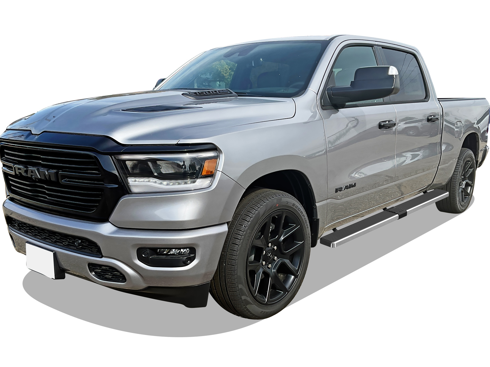 2019-2026 Ram 1500 Crew Cab (Excl. 2019-2024 RAM 1500 Classic) For 6.5 ft Bed Both Sides iStep W2W 6 Inch Stainless Steel