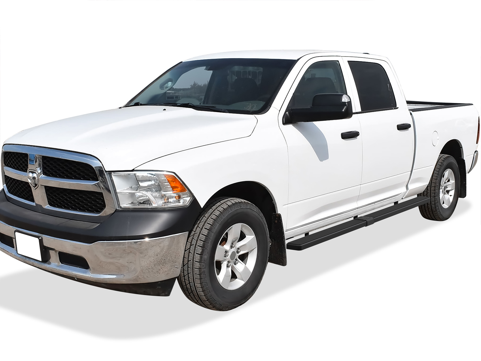 2009-2018 Dodge Ram 1500 Crew Cab 6.5 ft Bed (Incl. 2019-2024 RAM 1500 Classic) 2010-2026 Dodge RAM 2500/3500/4500/5500 Crew Cab 6.5 ft Bed  (Excl. Chassis Cab Diesel Models) Both Sides iStep W2W 6 Inch Stainless Steel
