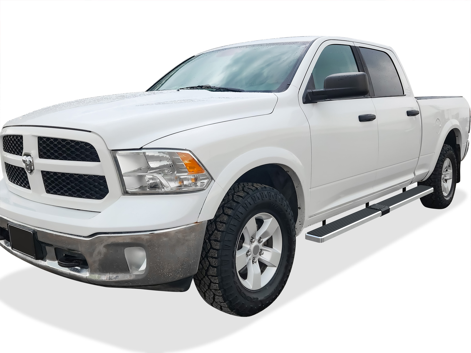 2009-2018 Dodge Ram 1500 Crew Cab 6.5 ft Bed (Incl. 2019-2024 RAM 1500 Classic) 2010-2026 Dodge RAM 2500/3500/4500/5500 Crew Cab 6.5 ft Bed  (Excl. Chassis Cab Diesel Models) Both Sides iStep W2W 6 Inch Stainless Steel