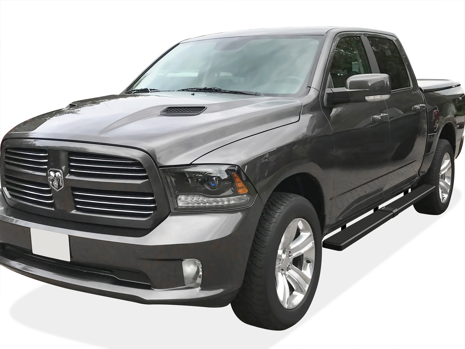 2009-2018 Dodge Ram 1500 Crew Cab 5.5 ft Bed (Incl. 2019-2024 RAM 1500 Classic) 2010-2026 Dodge RAM 2500/3500/4500/5500 Crew Cab 5.5 ft Bed  (Excl. Chassis Cab Diesel Models) Both Sides iStep W2W 6 Inch Stainless Steel