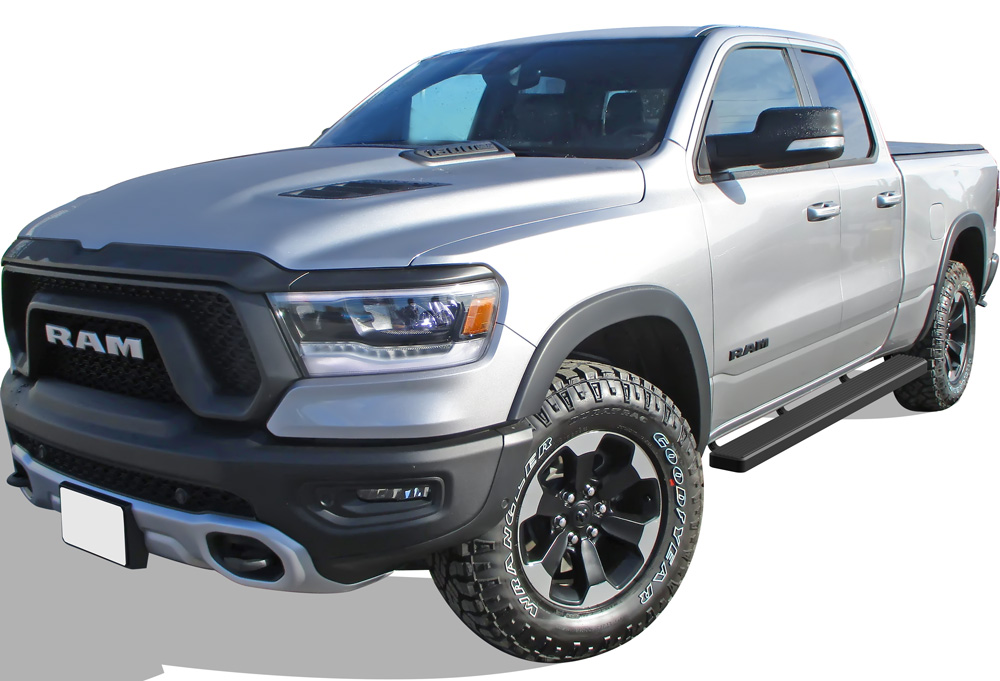 2019-2026 Ram 1500 Quad Cab (Excl. 2019-2024 RAM 1500 Classic) 6.5ft Bed Both Sides iStep W2W 5 Inch Stainless Steel