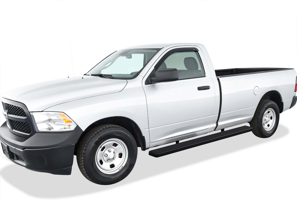 2009-2018 Dodge Ram 1500 Regular Cab(Incl. 2019-2024 RAM 1500 Classic) 2010-2026 Dodge Ram 2500/3500/4500/5500 Regular Cab (Exclude Chassis Cab Diesel Models) For 6.5 ft Bed Both Sides iStep W2W 5 Inch Stainless Steel