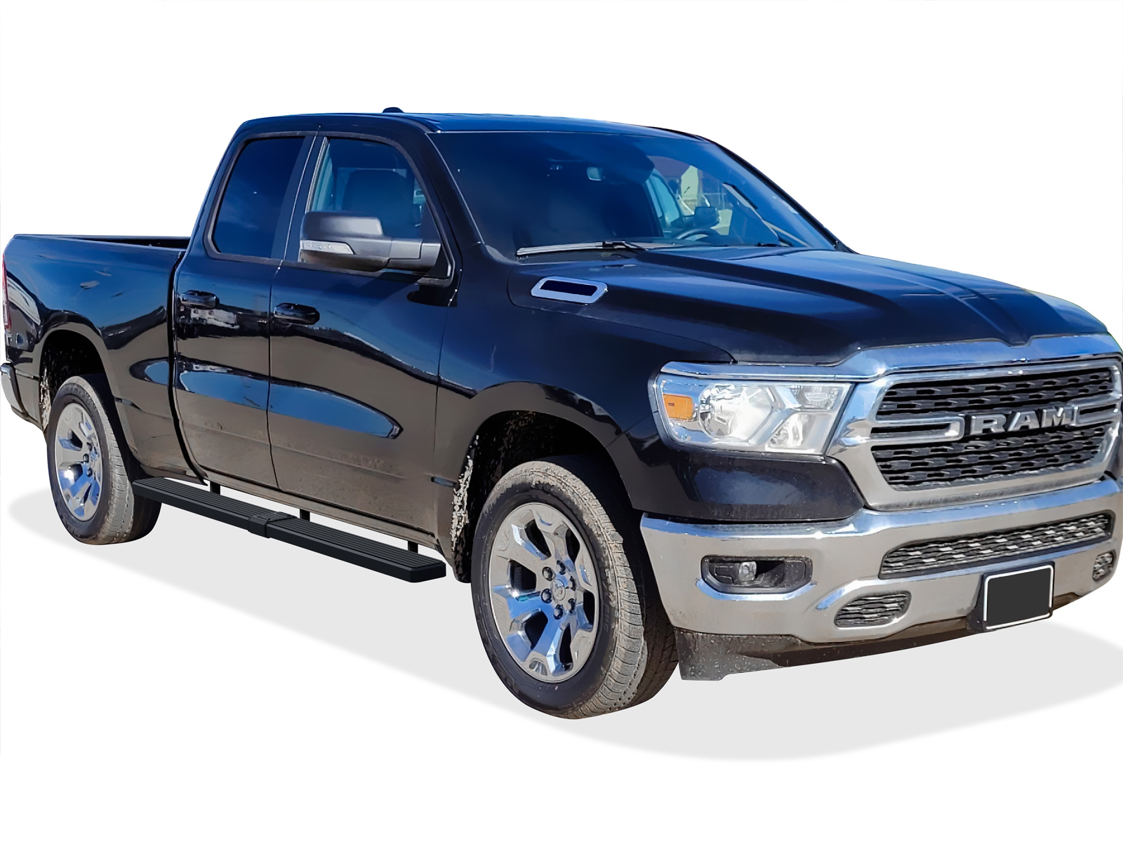 2019-2026 Ram 1500 Crew Cab (Excl. 2019-2024 RAM 1500 Classic) For 6.5 ft Bed Both Sides iStep W2W 5 Inch Stainless Steel
