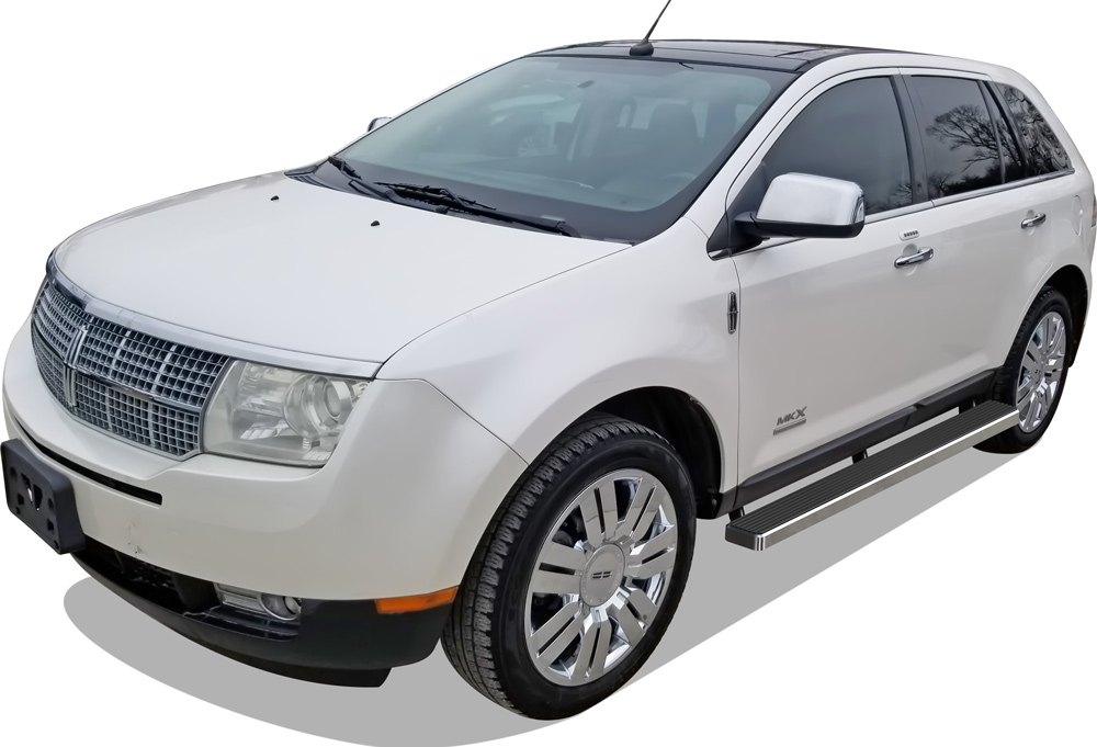 2007-2014 Ford Edge (Excl. Sport and Ecoboost equipped Models)  2007-2010 Lincoln MKX (Excl. EcoBoost Model) *Will not work on vehicles equipped with power retracting boards. Both Sides iStep 5 Inch Stainless Steel