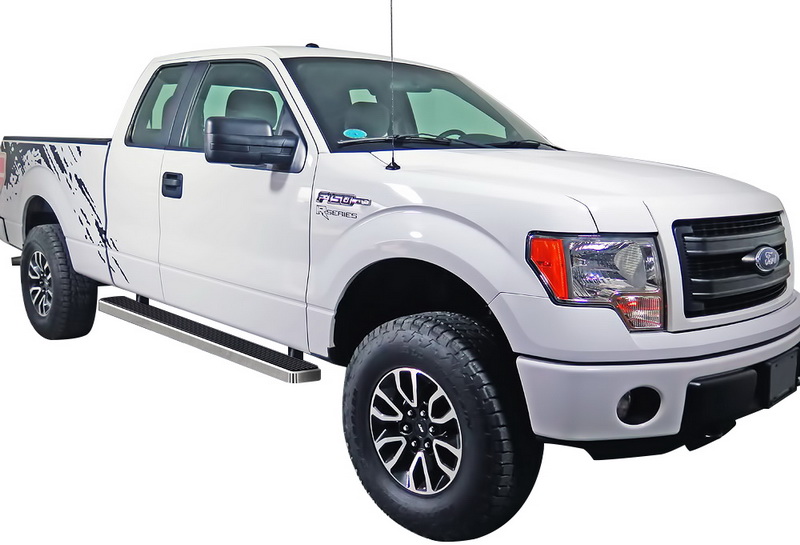 2009-2014 Ford F-150 Super Cab Both Sides iStep 5 Inch Stainless Steel