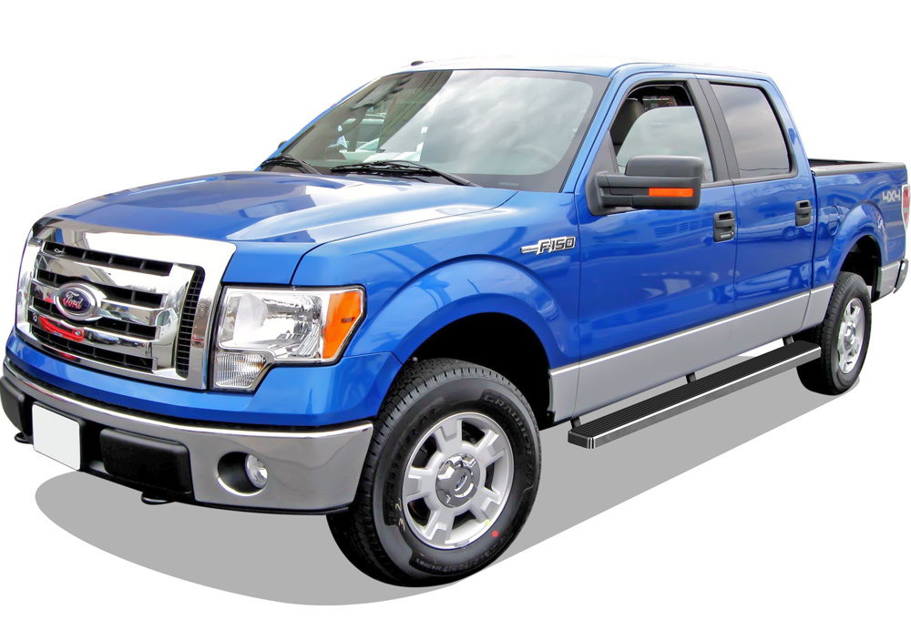 2009-2014 Ford F-150 SuperCrew Cab Both Sides iStep 5 Inch Stainless Steel