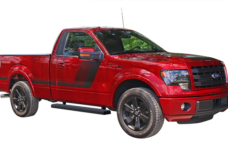 2009-2014 Ford F-150 Regular Cab Both Sides iStep 5 Inch Stainless Steel